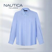 诺帝卡 NAUTICA TAILORED男士长袖正装衬衫商务衬衣纯棉春秋高档通勤