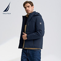 NAUTICA 诺帝卡 男装秋冬商务防风防轻泼水保暖厚棉服外套JO2311