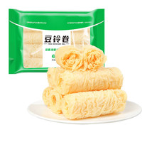 京百味 菽美0添加 黄金响铃卷 100g 油炸腐竹皮 油豆皮豆卷 火锅食材 黄金响铃卷100g
