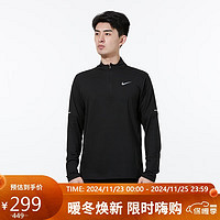 NIKE 耐克 运动长袖T恤 黑色 XL