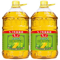 luhua 鲁花 压榨特香玉米胚芽油 5.7L*2