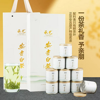 宋一 安吉白茶绿茶特级2024新茶叶礼盒送长辈礼物250g小罐装高档送礼