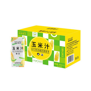 88VIP：Ferris wheel 菲里维尔 香甜玉米汁0脂谷物饮品200ml*12瓶代餐早餐饮料