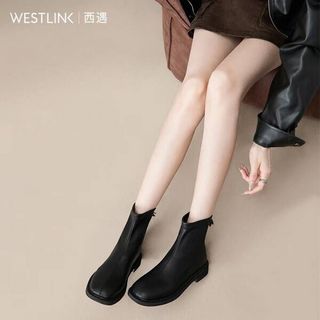 WESTLINK 西遇 秋冬英伦风平底短靴（多色可选）