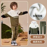 匡威儿童加绒款套装卫衣裤子男女童两件套中大童/小童童装
