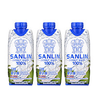 SANLIN 三麟 Jason 捷森 三麟椰子水330ml*3瓶