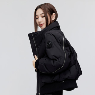 【美拉德穿搭】波司登奥莱冬季女短款黑金羽绒服显瘦秋套保暖