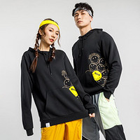 adidas NEO 男女款针织连帽卫衣