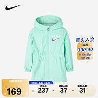 NIKE 耐克 童装女童梭织夹克春秋儿童休闲上衣外套小婴童