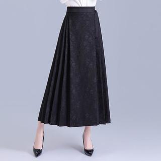 丝柏舍 SPECIAL【新中式提花马面裙】2024秋装新女士高腰中长款复古半身裙