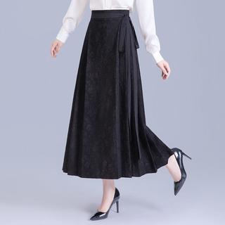 丝柏舍 SPECIAL【新中式提花马面裙】2024秋装新女士高腰中长款复古半身裙