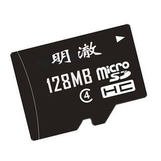 明澈 tf卡存储卡MicroSD卡class10数码相机手机MP3内存卡 128MB