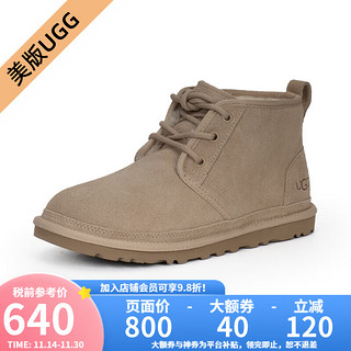 UGG 女士休闲靴 纽姆高帮羊皮毛款 1094269