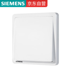 西门子开关_SIEMENS 西门子 开关面板 一开双控开关86型暗装面板 致典雅白色多少钱-什么值得买