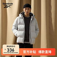 Reebok锐步户外羽绒服男女款外套新一代轻薄保暖舒适 GG0-22CFR203U 连帽 XXS