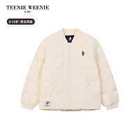 TEENIEWEENIEKIDS TeenieWeenie Kids小熊童装24冬男女童宝轻薄三防刺绣羽绒服