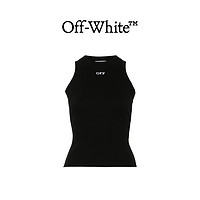 OFF-WHITE 女士罗纹背心简约休闲无袖T恤上衣