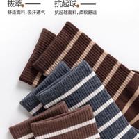 都市丽人 COSMO LADY复古条纹袜子女潮袜春秋季中筒袜冬天美拉德堆堆袜