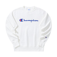 Champion 冠军加绒圆领卫衣男女2024冬季新款美式印花上衣宽松休闲