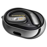 魔声 Open Ear AC360 旋转挂耳式耳机 黑色 多麦降噪+人体工程无感佩戴