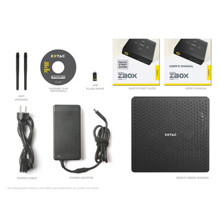 索泰 ZOTAC ZBOX迷你mini主机EN072060C5G2台式机图形工作站设计渲染边缘计算设备 准系统【不含内存硬盘】