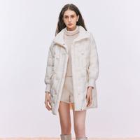 MOISSAC 摩萨克 冬季长款直充压印轻薄羽绒服玖姿安正集团