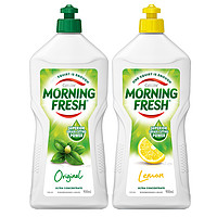 MORNING FRESH 澳洲进口Morning Fresh浓缩不伤手食品级实惠装洗洁精家用900mlX2