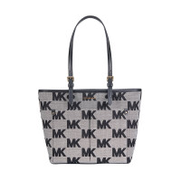 MICHAEL KORS 迈克·科尔斯 奢侈品 MK女包 JET SET TRAVEL大容量菜篮子包托特包 黑色/白色