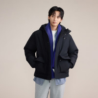 new balance 24羽绒服男款时尚简约保暖舒适连帽外套