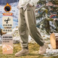 XTEP 特步 男士加绒运动裤 876429630019