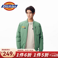 dickies羽绒服 男女 百搭休闲保暖厚夹克10919 常春藤绿 S 充绒量:164g