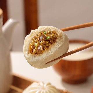 三全 牛肉粉条大包4只320g 速冻包子