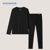 今日必买：SCHIESSER 舒雅 男士氨基酸肌底衣系列圆领长袖长裤套装 E5/23928W