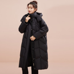 SNOWFLYING 雪中飞 连帽羽绒服 黑色 X301419950F