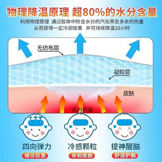 葵花医用退热贴1+2型 6贴 婴幼儿退烧贴宝宝感冒儿童物理降温退热贴 1盒装【有效期至2025年4月】