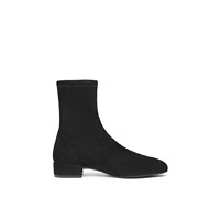 STUART WEITZMAN SW ODETTA 秋冬经典粗方跟短靴女靴子圆头瘦瘦靴