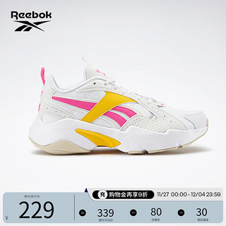 Reebok锐步女TURBO复古休闲活力配色厚底老爹鞋 IG9512 中国码:38(24.5cm),US:7.5