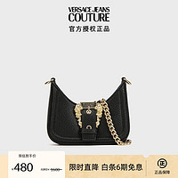 VERSACE 范思哲 Jeans Couture 女士COUTURE 01链条腋下包 黑色