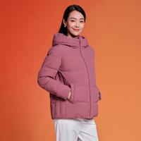 【蓄热科技】羽绒服女中老年加厚大码短款连帽冬季外套