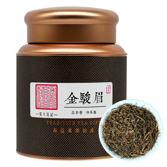 張大花記 金骏眉红茶 蜜香型250克/罐