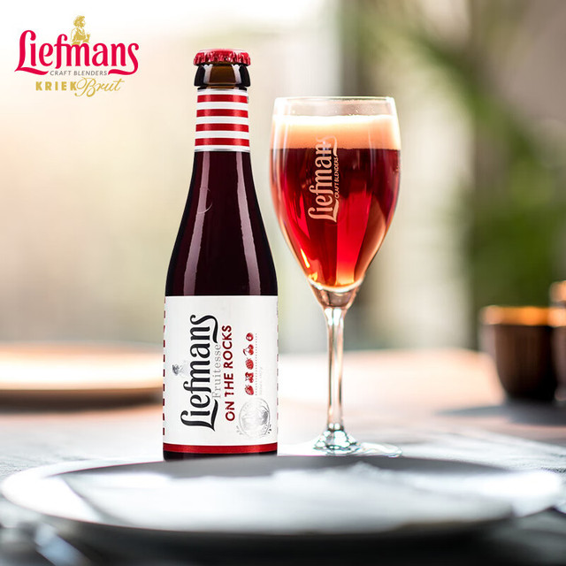 概率券、PLUS会员：Liefmans 乐蔓 莓果水果啤酒 比利时原装进口啤酒 250ml