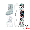 WS snowboards WS友博雪具 FTWO单板滑雪板套装滑雪板 快穿固定器 钢丝鞋三件套 W47号板套装 139cm