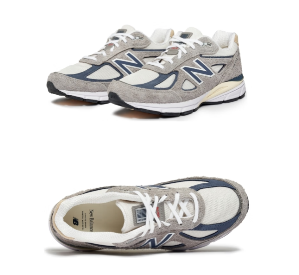 new balance 990V4系列 男女同款复古运动休闲鞋 U990TA4 38