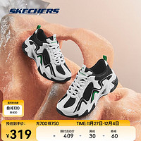 SKECHERS 斯凯奇 机甲鞋三代|休闲运动鞋女机能风时尚绑带复古厚底老爹鞋