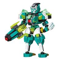 SEMBO BLOCK 森宝积木 荣耀争霸 魔礼BB战士系列 106070 魔礼红