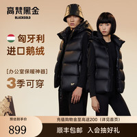 高梵黑金鹅绒服先锋2.0五格羽绒服男女同款冬季厚时尚情侣羽绒马甲