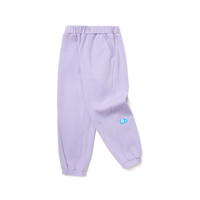 巴拉巴拉童装儿童裤子秋冬中大童长裤加绒保暖宽松束脚裤 紫罗兰70314