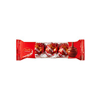 Lindt瑞士莲软心精选牛奶黑甄选巧克力随享3粒装36g零食