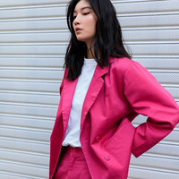 dickies【联名款】Dickies&Jouetie 外套女 春季西装领百搭个性DK008436 粉色 L