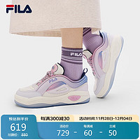 FILA 斐乐 官方情侣鞋 MIX 2 PO复古板鞋2024秋新舞动鞋巴黎配色